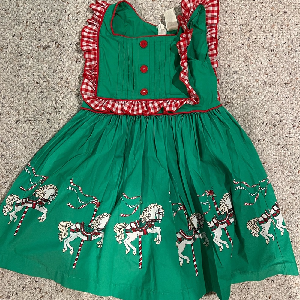 Eleanor rose Christmas Carousel dress